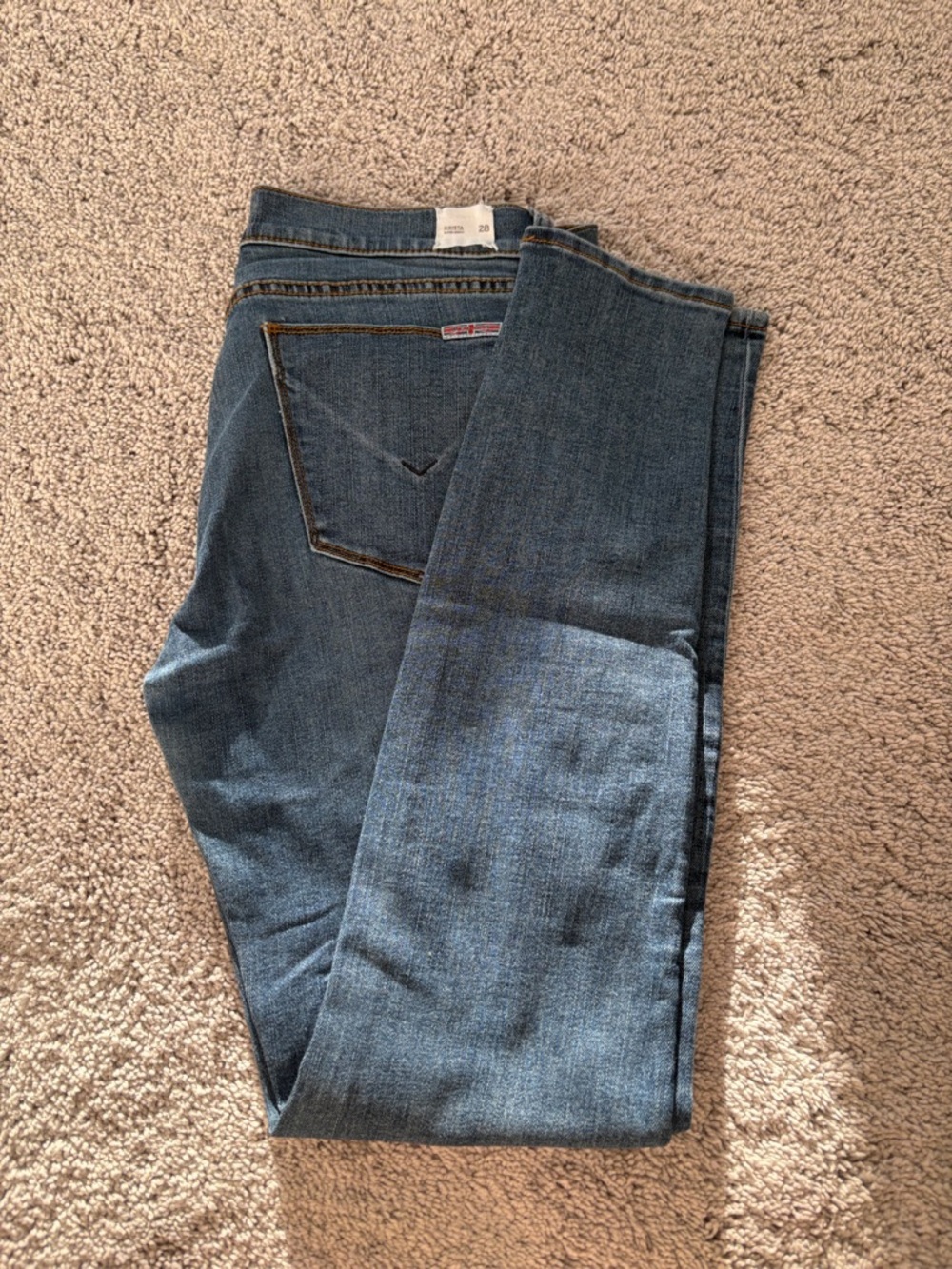 Hudson Jeans Classic Medium Blue Denim Skinny Jeans